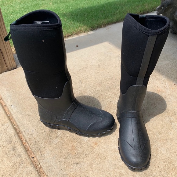 itasca men's black river rubber boot